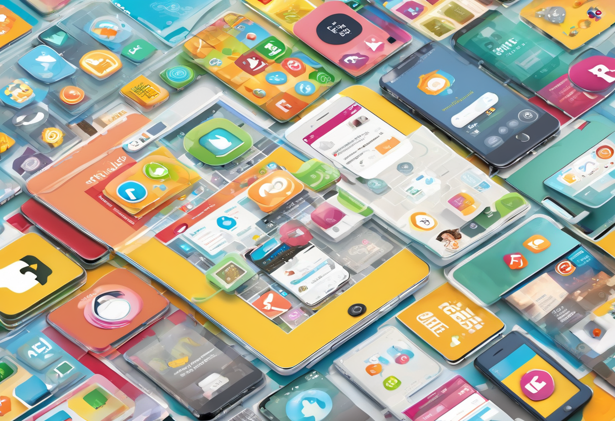 Рейтинг приложений по категориям: социальные сети, игры, образование и др.